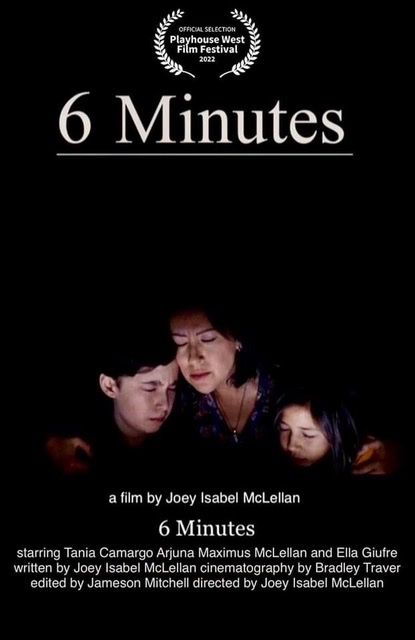 Poster for the short film &ldquo;6 Minutes&rdquo;