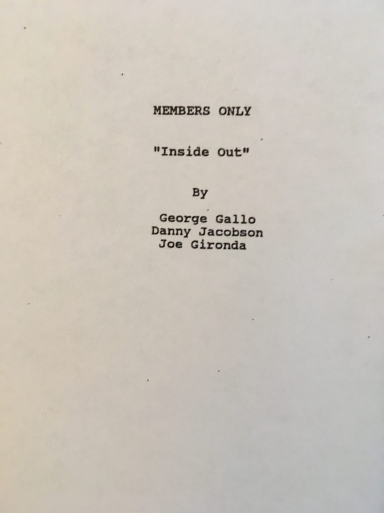 Members Only — TV pilot
