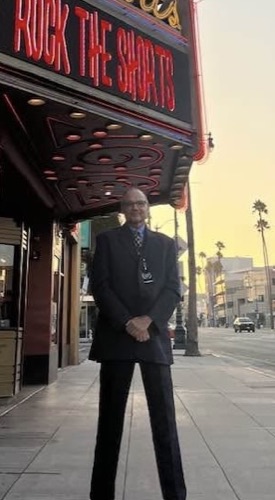 Joe Gironda at the Rock the Shorts premiere