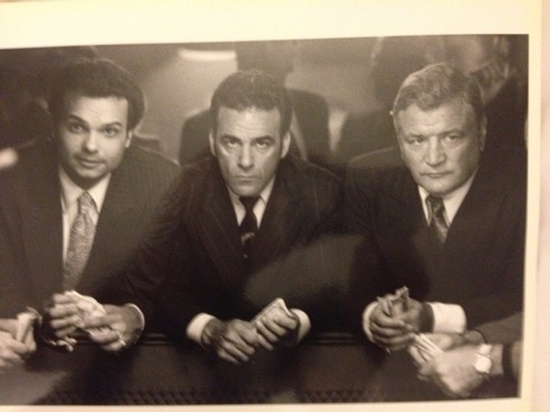Joe Gironda in a black-and-white film scene