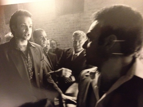 Joe Gironda in a black-and-white film scene